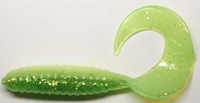 Twister, 8,5 cm, laminiert-grün-glitter-gelbgrün