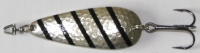 Mozzi Größe 2; 52 mm, 13 Gramm, Silber gestreift