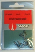 VMC knotenlose Schnurverbinder, 10 Stück, Größe 4