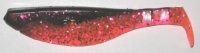 Kopyto, 10,5 cm, clear-pink-glitter-schwarz