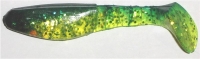 Kopyto, 8 cm, chartreuse-transparent-glitter-grün