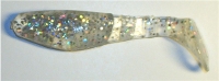 Kopyto, 8 cm, farblos-transparent-glitter