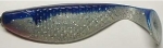 Aqua, 10 cm, perlweißglitter-blau