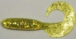Twister, 8,5 cm, chartreuse-transparent-glitter