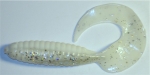 Twister, 8,5 cm, laminiert, weiß-transparent-glitter