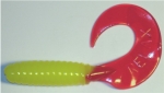 Twister, 8,5 cm, neongelb-rot