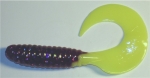 Twister, 8,5 cm, purpurglitter-neongelb