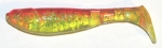 Kopyto 6,5 cm, chartreuse-transparent-glitter-rot