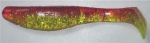Kopyto, 11 cm, chartreuse-transparent-glitter-rot