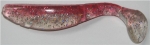 Kopyto, 11 cm, farblos-transparent-glitter-rot