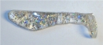 Kopyto, 5 cm, farblos-transparent-glitter