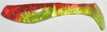 Kopyto, 8 cm, chartreuse-transparent-glitter-rot