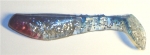 Kopyto, 8 cm, farblos-transparent-glitter-blau