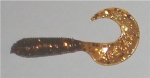 Twister, 4,5 cm, gold-transparent-glitter