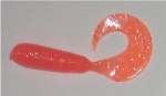 Twister, 4,5 cm, orange-glitter