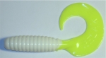 Twister, 8,5 cm, weiß-neongelb