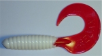 Twister, 8,5 cm, weiß-rot